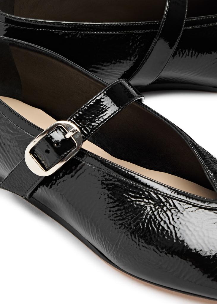 フラットシューズ LE MONDE BERYL STELLA BALLERINA PATENTE (STEPATBLA BLACK) e05409027ff523b054db83d5d0a6c7
