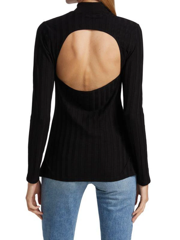 Jonathan Simkhai Standard Janelle Mock Turtleneck Sweater 2