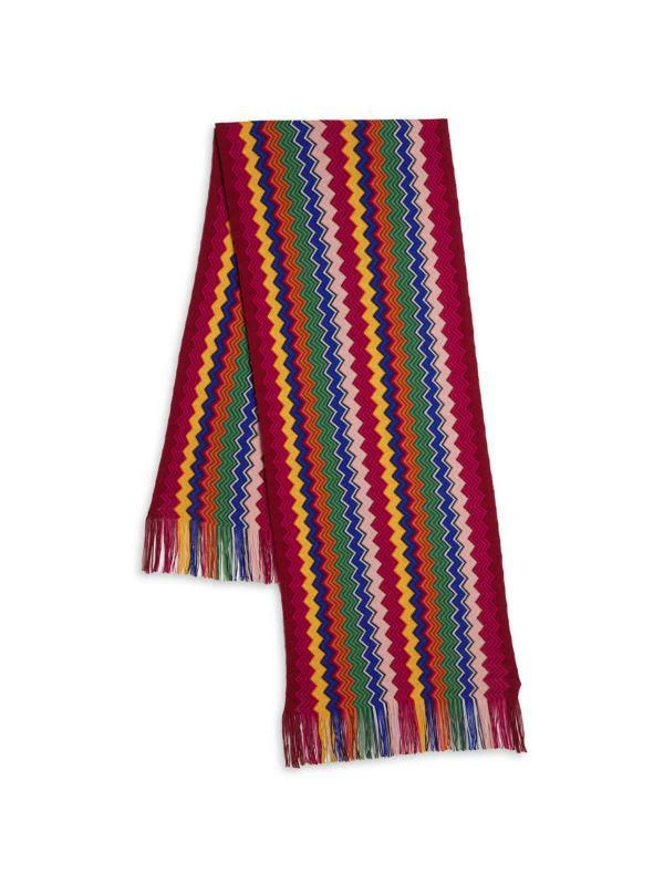 Missoni Chevron Wool Blend Scarf 2