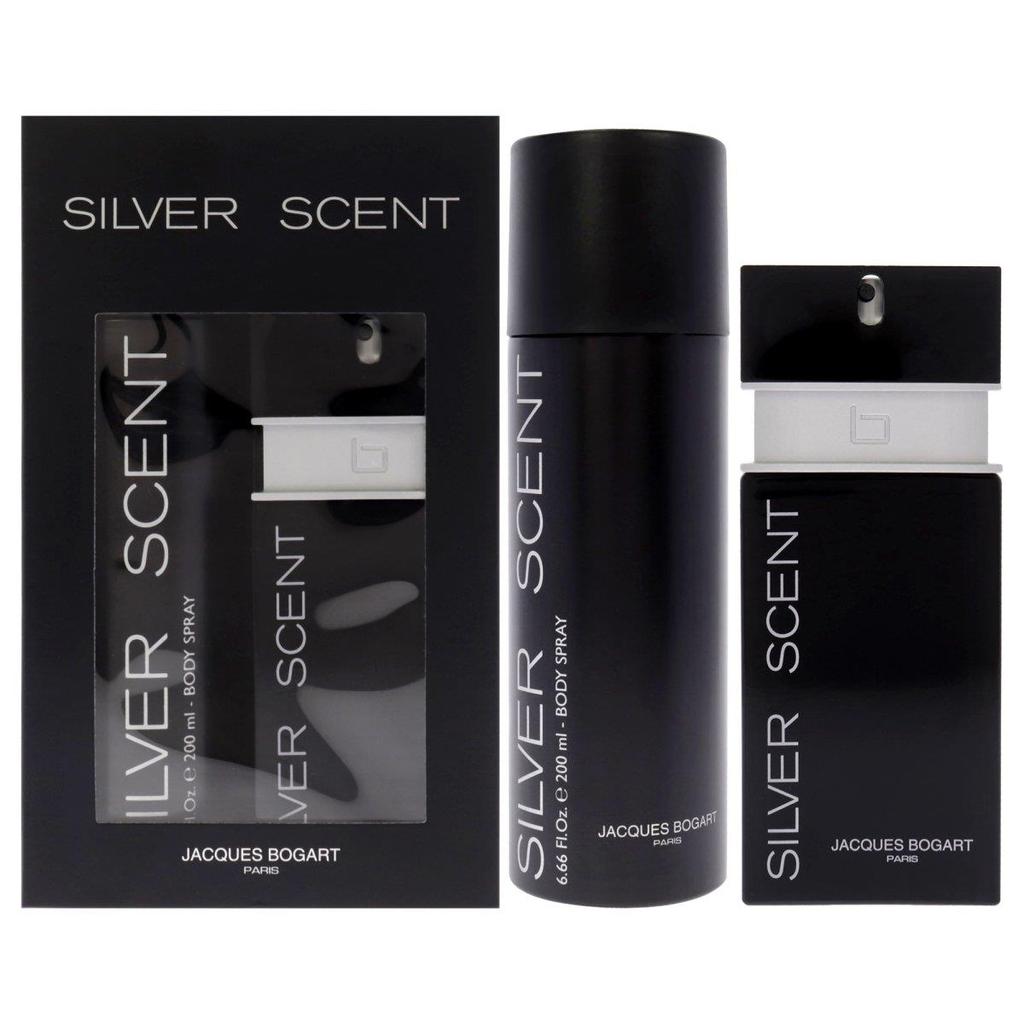JACQUES BOGART Silver Scent Gift Set for Men - 2 Piece