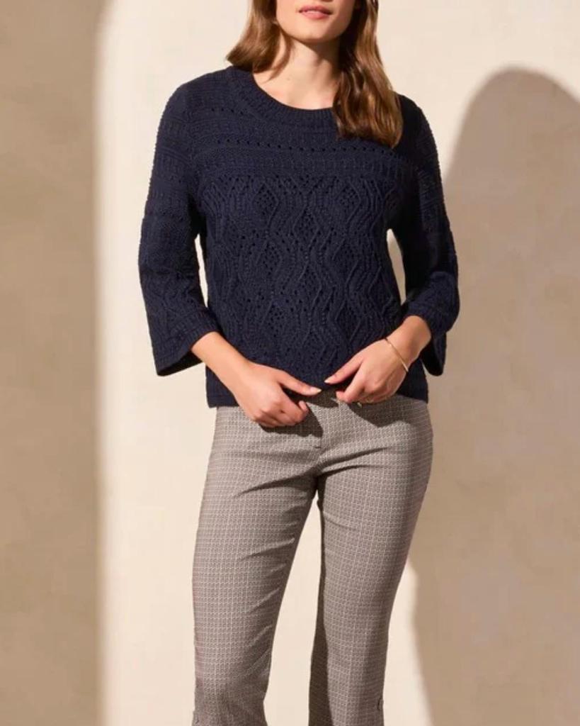 Tribal Tribal - Cable Knit Sweater