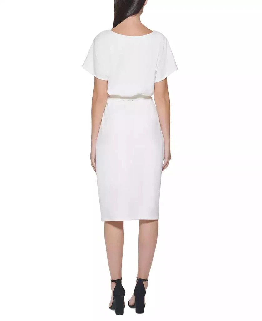 Kensie Blouson Wrap Dress 2