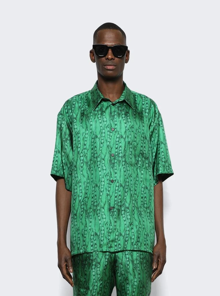 Givenchy Givenchy Hawaii Shirt With Front Pocket GREEN 2
