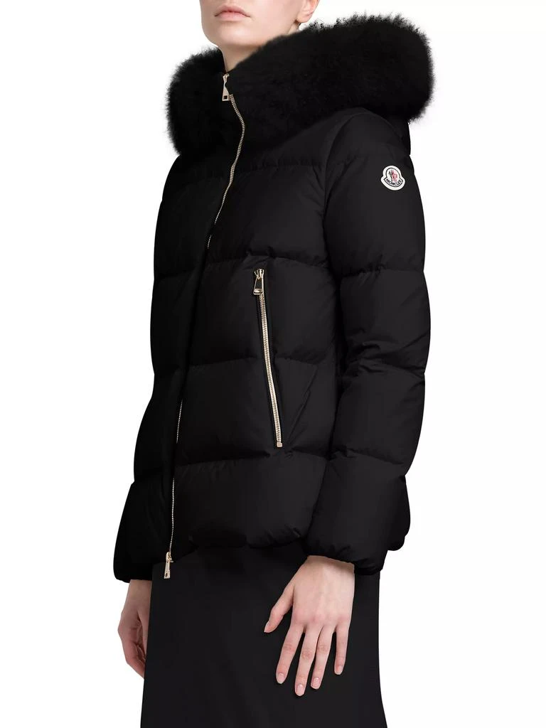 Moncler Laiche Fur Short Down Jacket 3