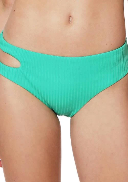 Sanctuary Refresh Rib Cut Out Midster Swim Bottoms 1