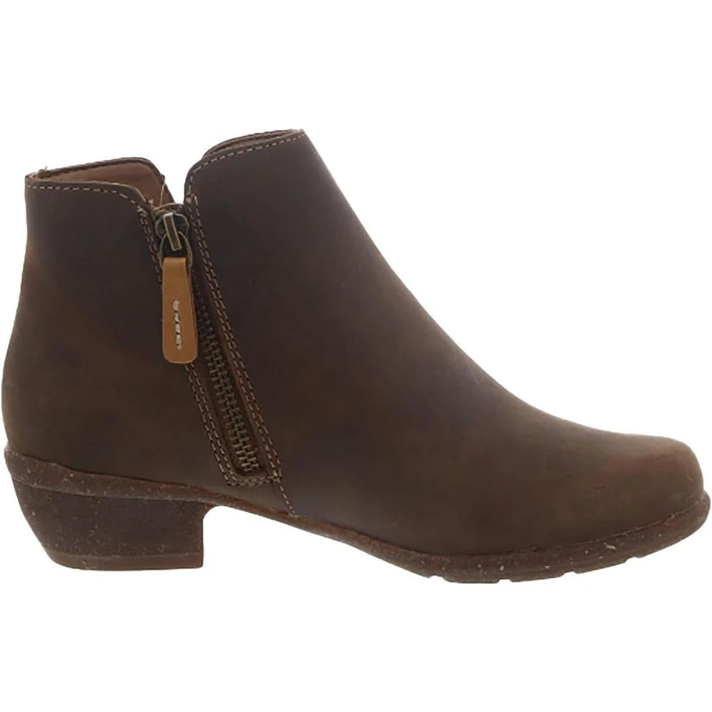Unstructured by Clarks Wilrose Frost Womens Leather Zip Up Ankle Boots 3