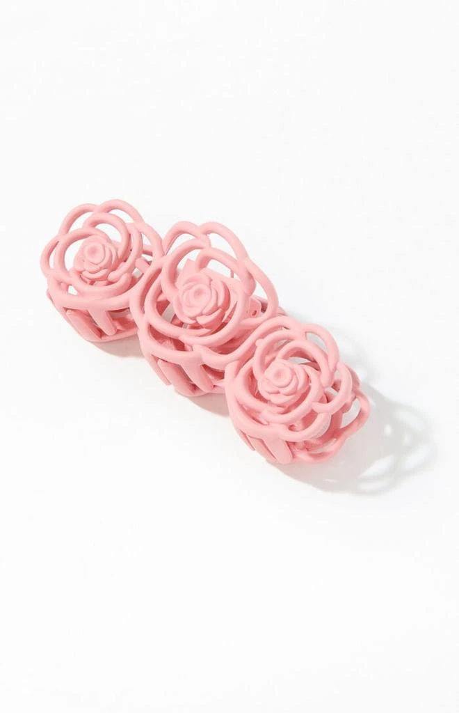 LA Hearts Rose Flower Hair Claw Clip 2