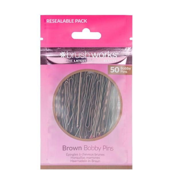 brushworks brushworks Brown Bobby Pins