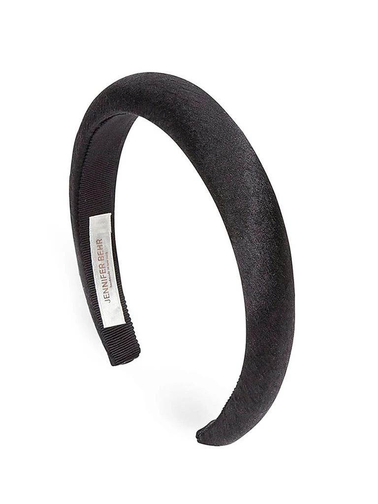 Jennifer Behr Tori Headband In Satin 1