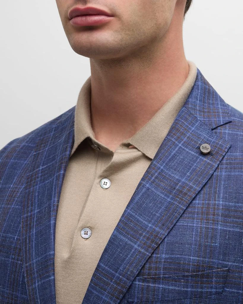 Peter Millar Men's Lowell Plaid Two-Button Sport Coat 5