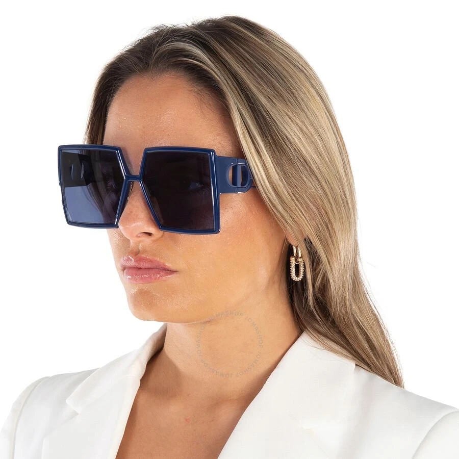 Dior 30MONTAIGNE SU Blue Square Ladies Sunglasses CD40030U 30B0 58 2