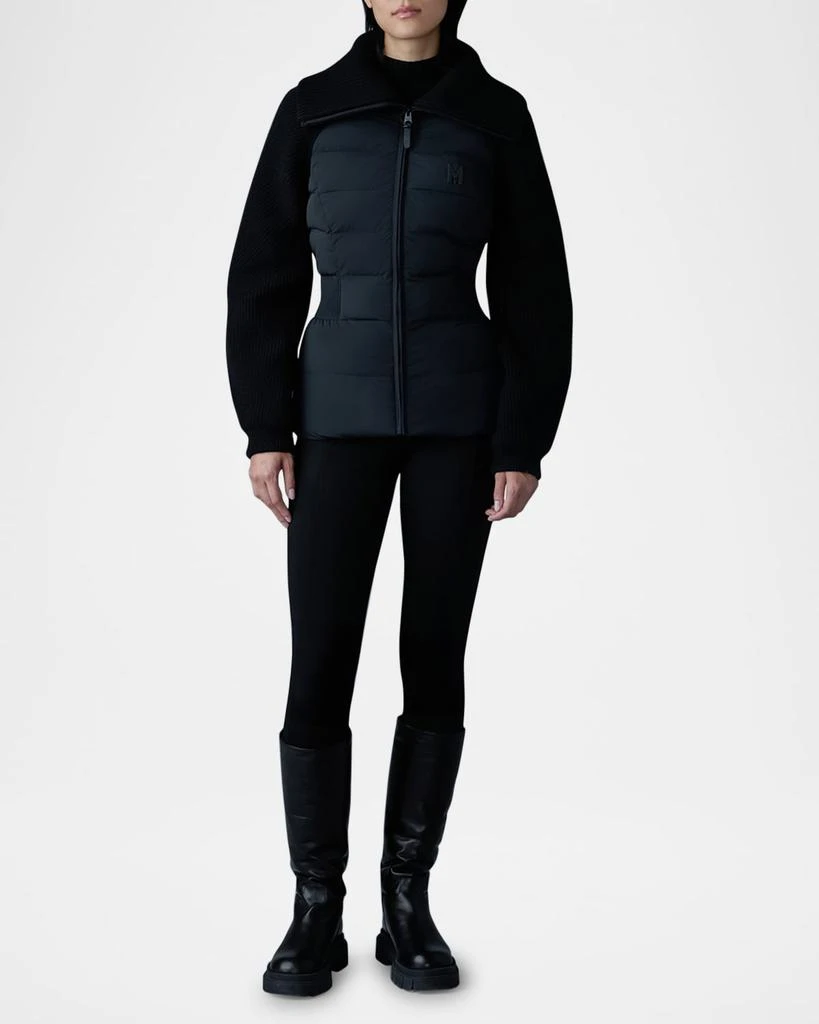 Mackage Foxy Light Down Mixed-Media Jacket 2