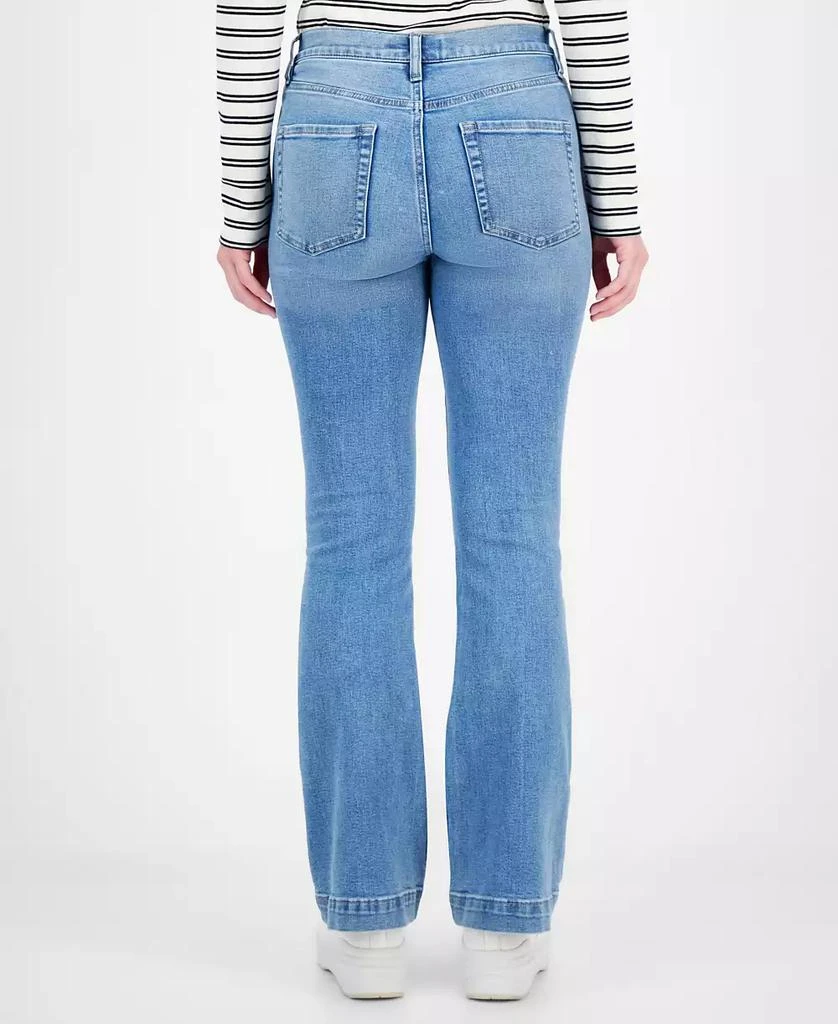 DKNY Women's High-Rise Flare Trouser Jeans 4