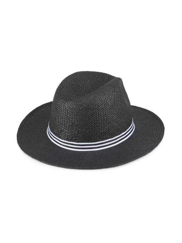 Cole Haan Textured Straw Fedora 2
