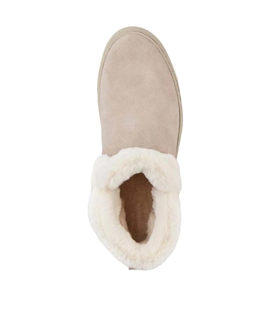 Cougar Women's Duffy Suede Waterproof Winter Sneaker In Mushroom 4