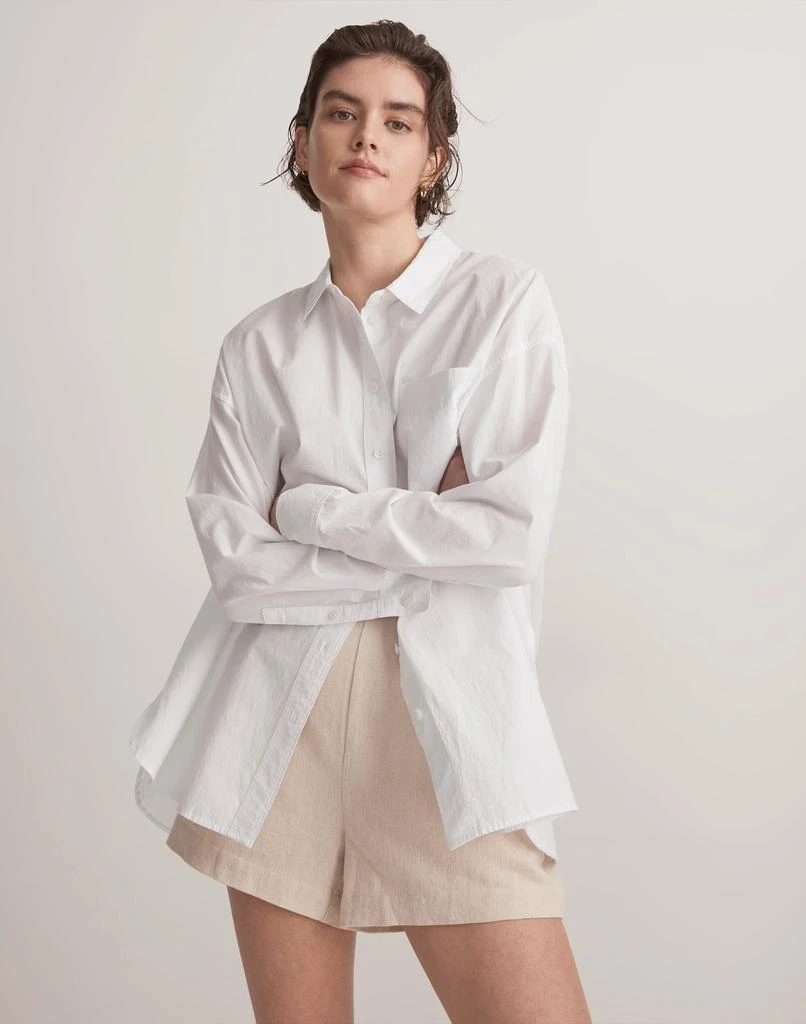 Madewell The Signature Poplin Oversized Shirt 1