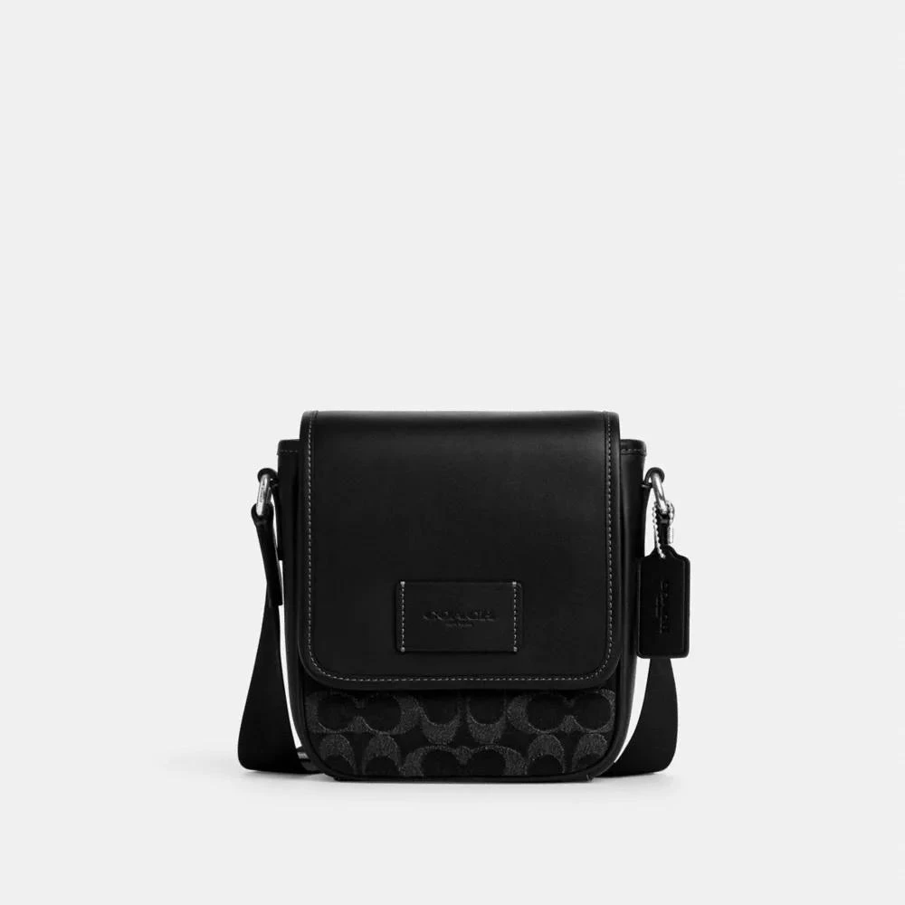 Coach Lucas Crossbody Bag In Signature Denim 1