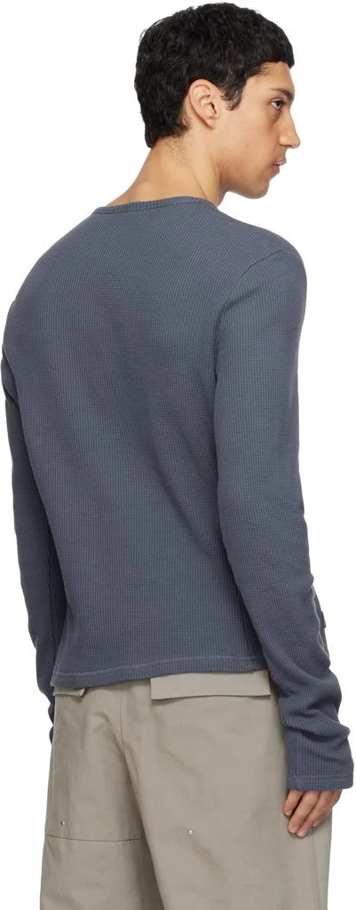 CARRER Navy Lis Classic Henley 3