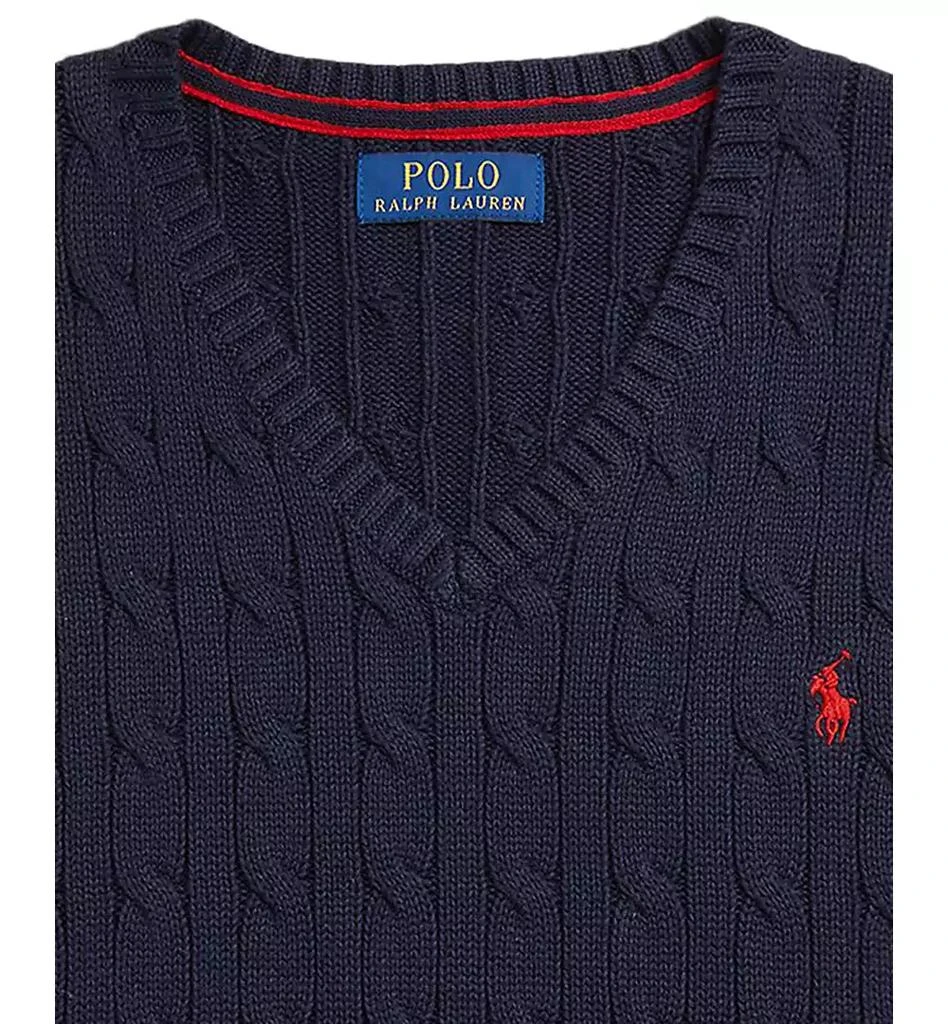Ralph Lauren Big Boys Cable- Knit Sweater Vest 2
