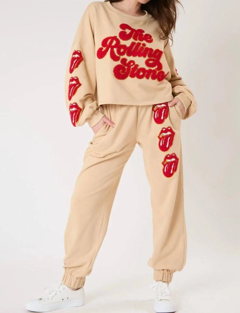 FANTASTIC FAWN Fantastic Fawn - Licensed Rolling Stones Joggers