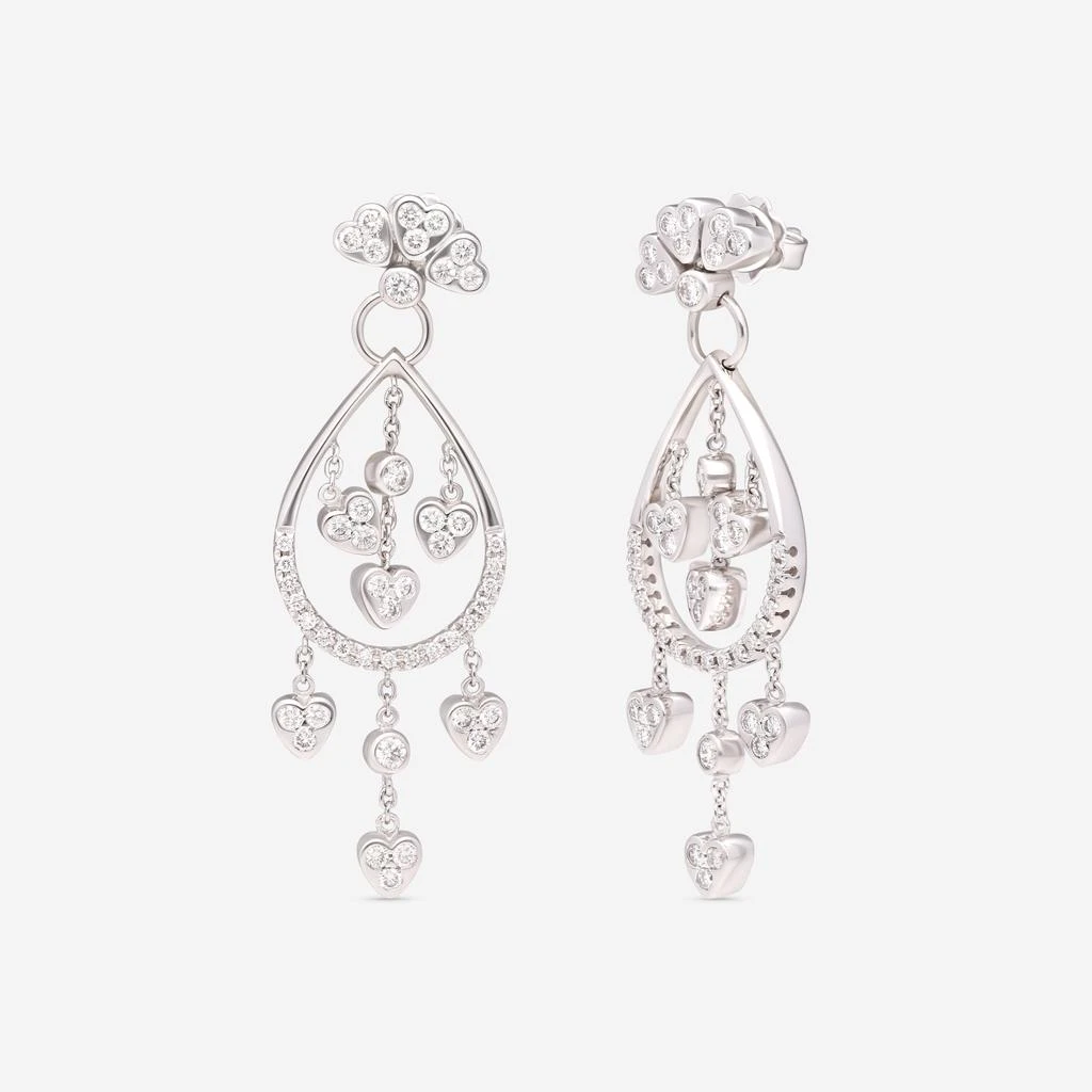 Giloro Giloro 18K White Gold Diamond Drop Earrings OR0179-170 2