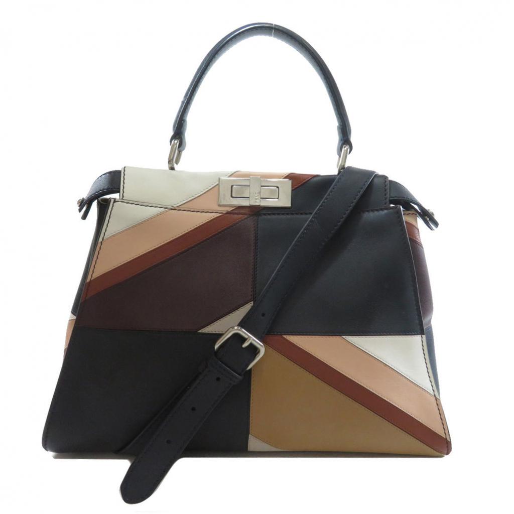 Fendi Fendi Peekaboo leather handbag