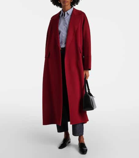 Max Mara Malika virgin wool wrap coat 2