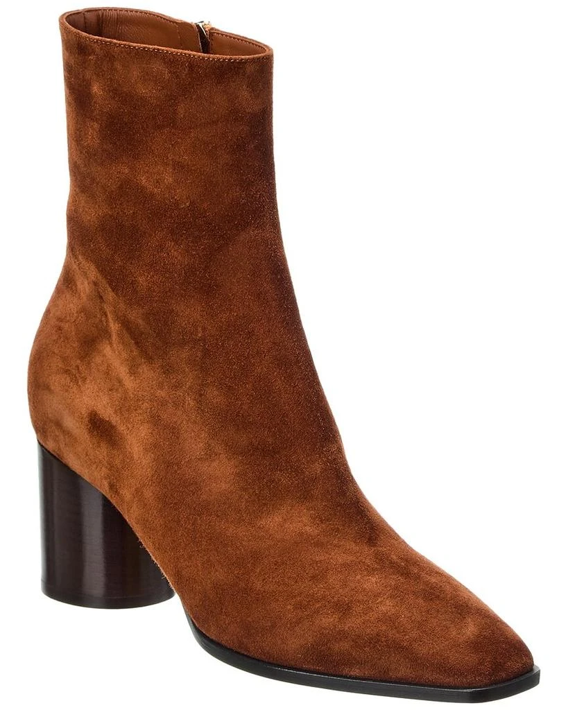Salvatore Ferragamo Ferragamo Pampero Suede Bootie 1