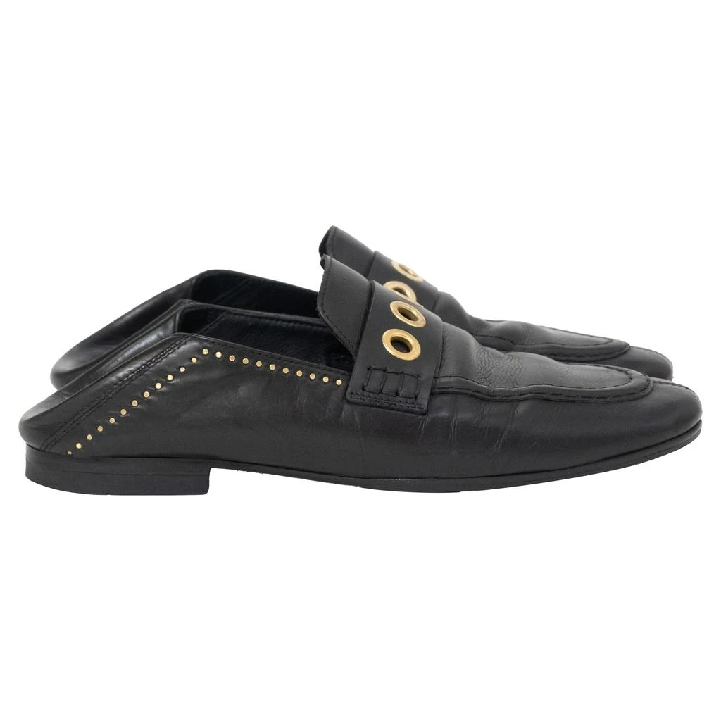 Isabel Marant Fosten Convertible Loafers in Black Leather 1