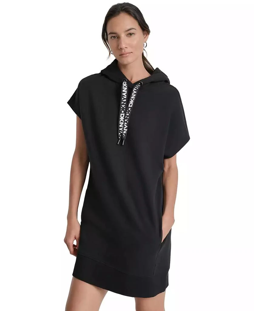 Shop Women's Logo-String Hoodie Sneaker Dress on Sale at