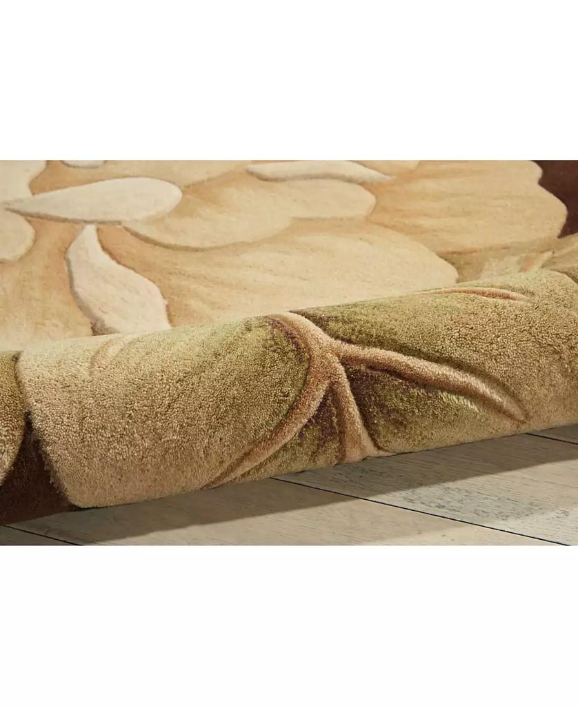 Nourison Tropics TS09 Brown 5'3" x 8'3" Area Rug