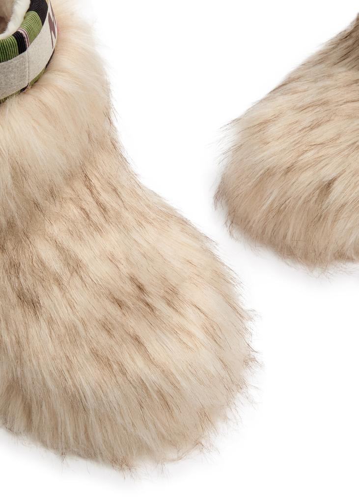 Moon Boot Icon Yeti faux-fur snow boots - Boots - BeyondStyle