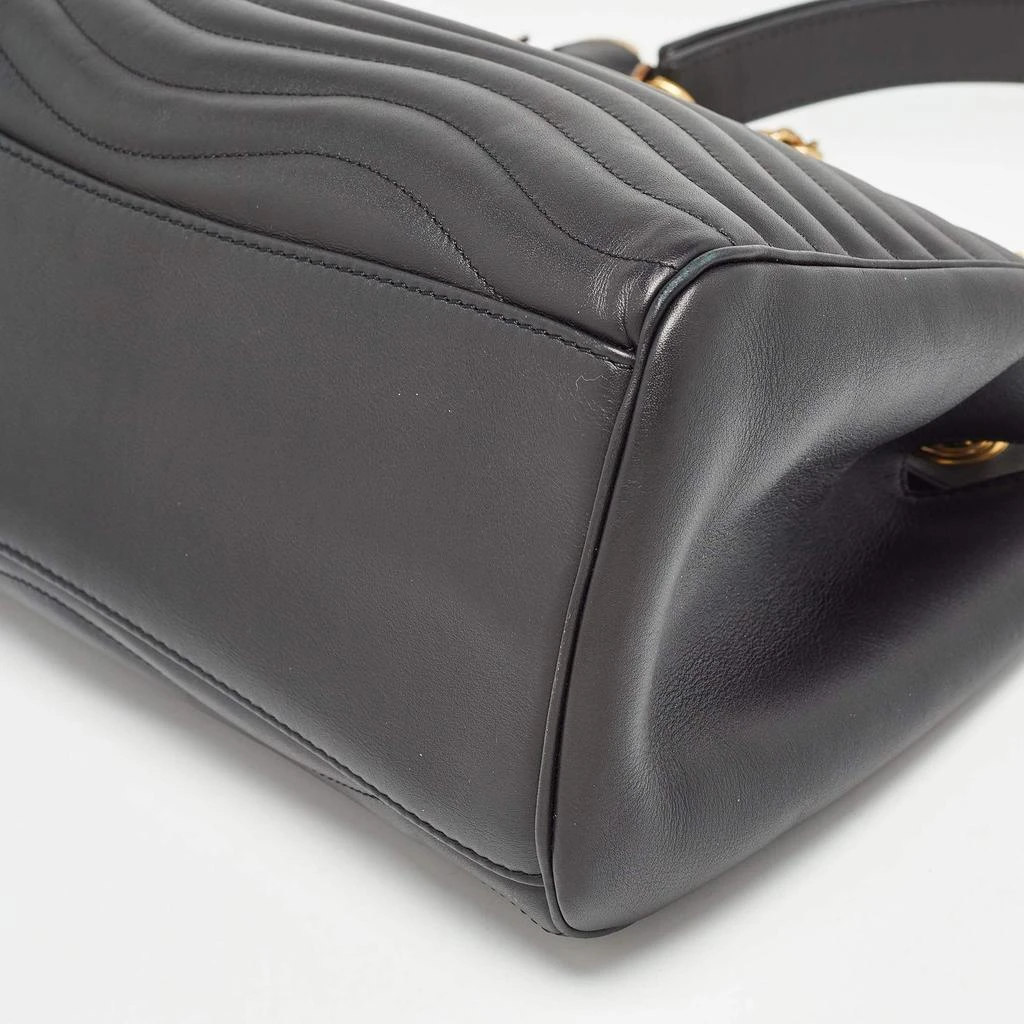 Louis Vuitton Louis Vuitton Black Quilted Leather New Wave Bag 17