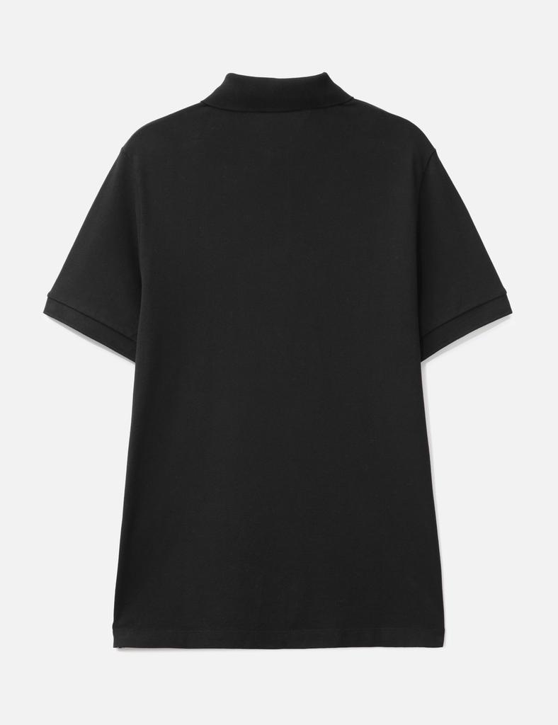 Stone Island Slim-fit Short-sleeve Polo Shirt With Compass Patch