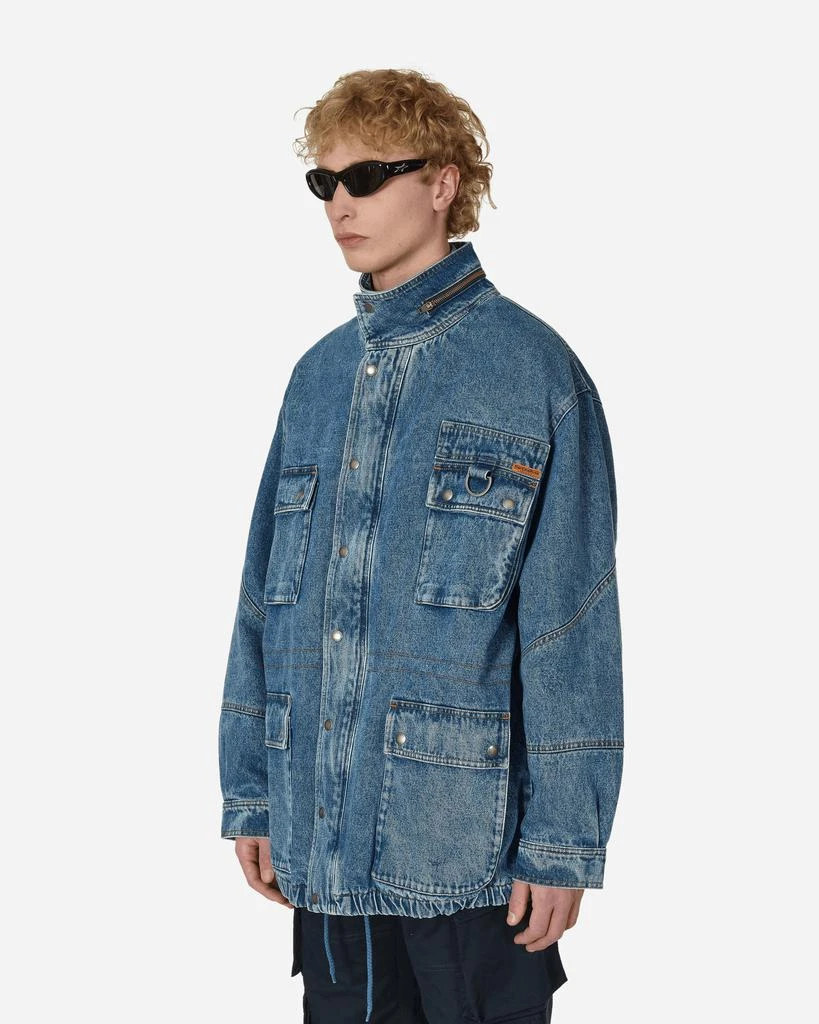Martine Rose Denim Parka Jacket Blue 2