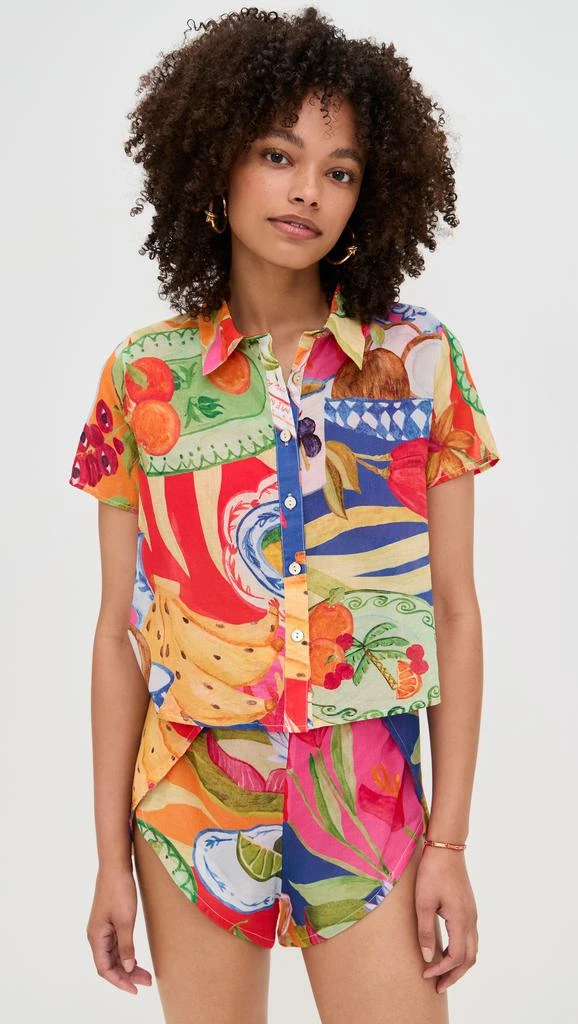 Farm Rio Summer Picnic Shirt 6
