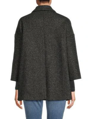 REDValentino Drop Shoulder Wool Blend Coat 2