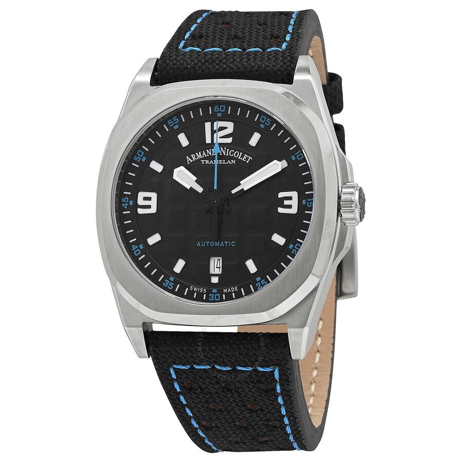 Armand Nicolet JH9 Date Automatic Black Dial Men's Watch A660HAA-NZ-P0668NZ8