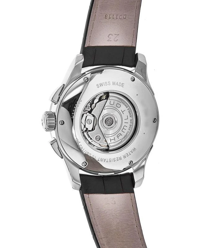 Hamilton Hamilton Jazzmaster Maestro Auto Chrono White Dial Leather Strap Men's Watch H32766513 3