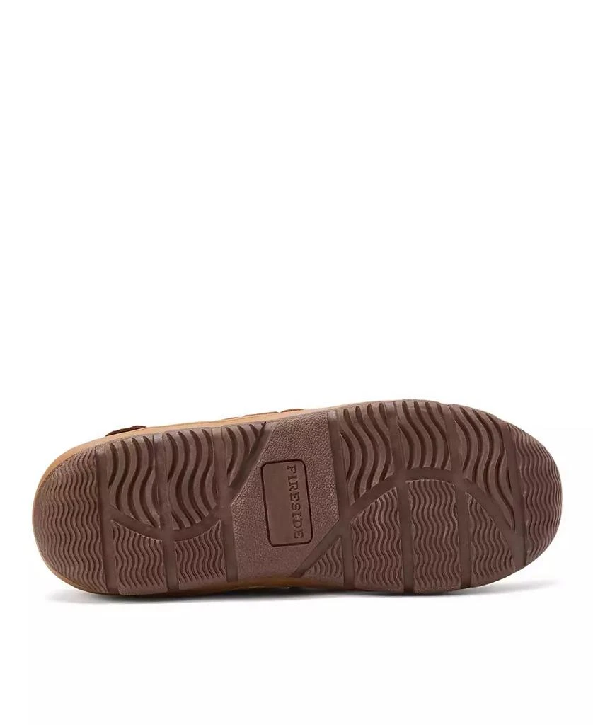 Dear Foams Men's Forster Genuine Shearling Moccasin Slippers 5