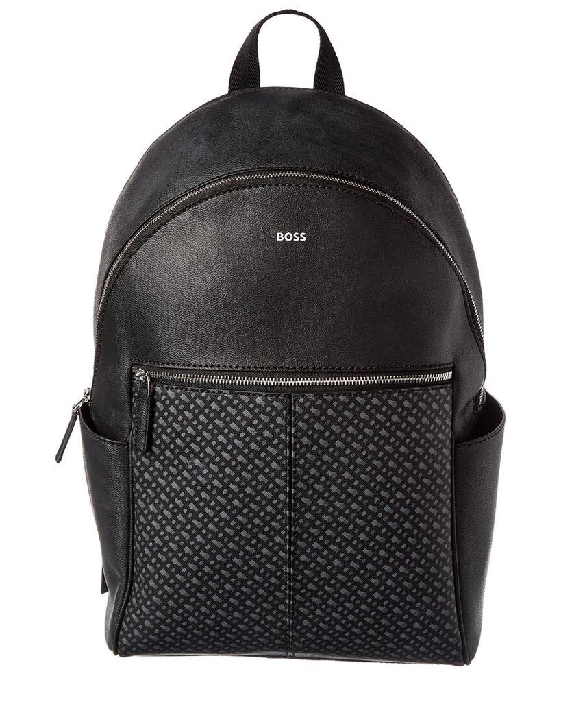 Hugo Boss Zair N Leather Backpack 1