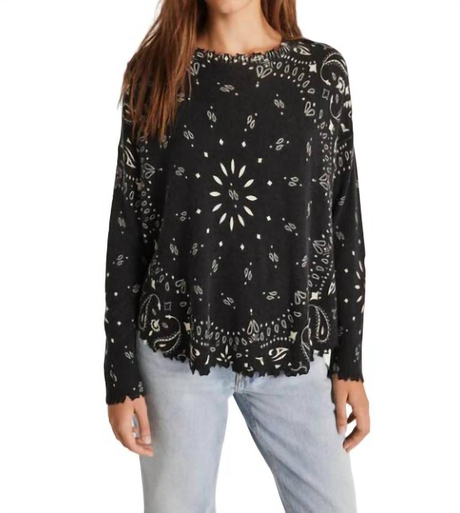 Kujten Mela Bandana Sweater In Noir
