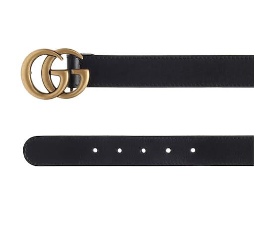 Gucci GG leather belt