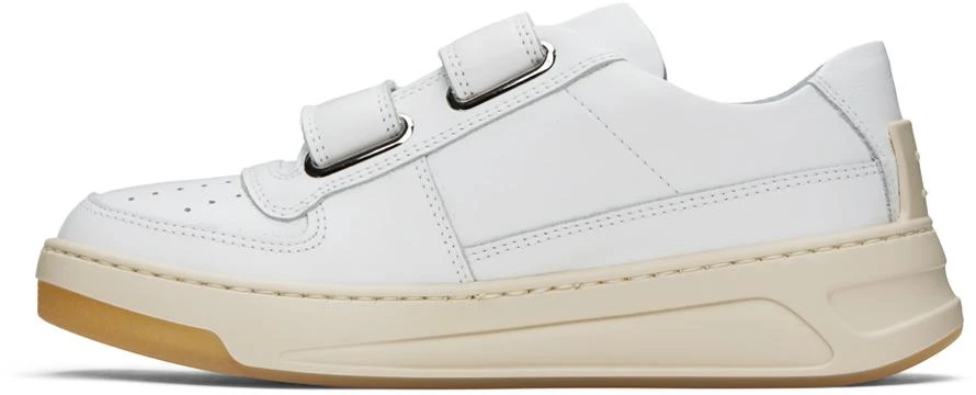 Acne Studios White Velcro Strap Sneakers 3