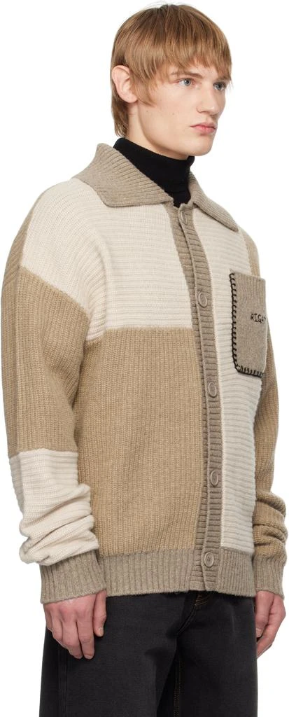 Axel Arigato Beige Franco Patch Cardigan 2