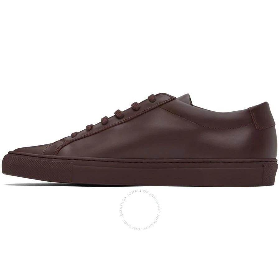 Common Projects Burgundy Achilles Low-Top Sneakers 2