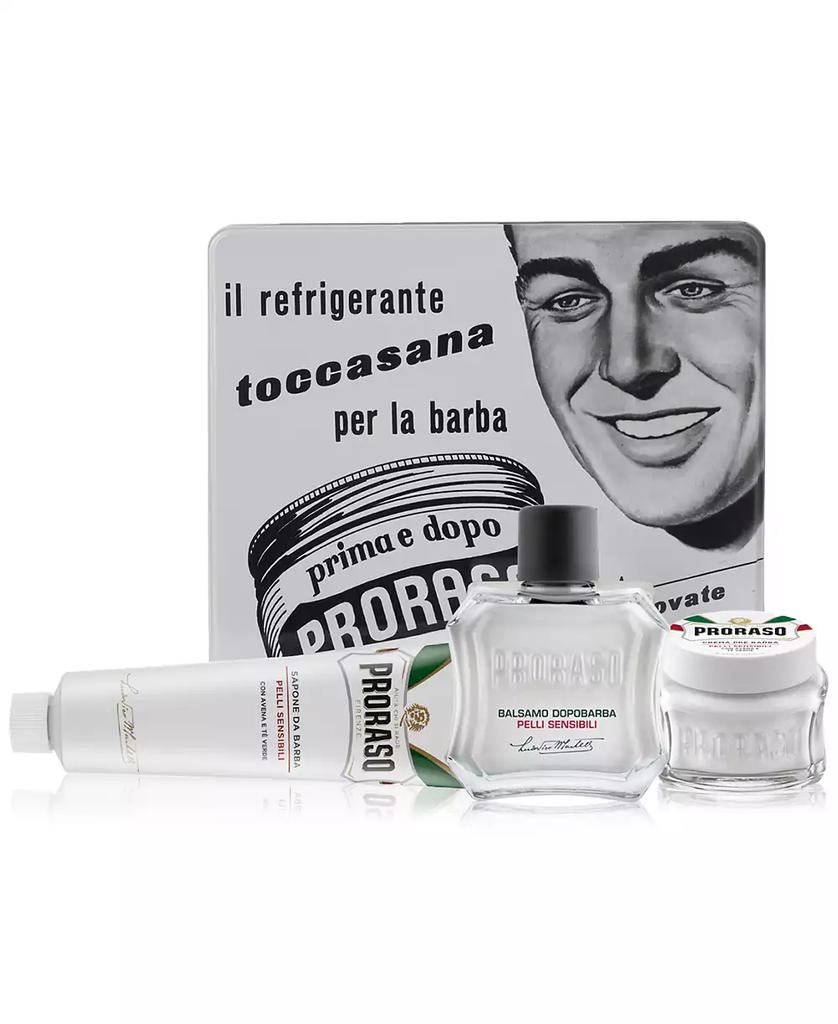 Proraso 4-Pc. Vintage Toccasana Tin Gift Set - Sensitive Skin Formula