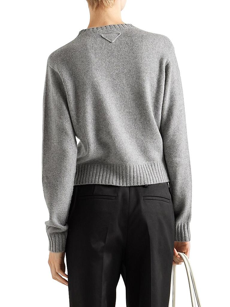 Prada Ribbed Knit Re-Cashmere Sweater - Sweaters - Compare