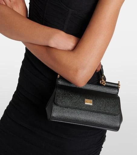 Dolce & Gabbana Sicily Mini leather crossbody bag 2
