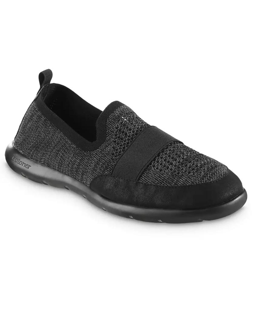 Totes Isotoner Men's Zenz Knit Indoor and Outdoor Slip-On Slipper